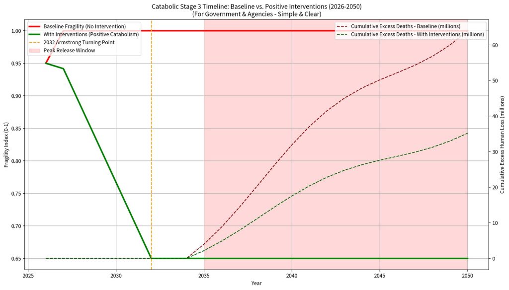 The Steps to Mitigate Apex Catabolic Destruction to Society & Economy
